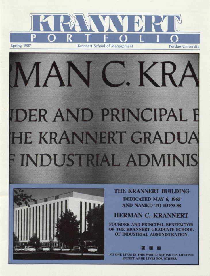 Krannert Portfolio, Spring 1987