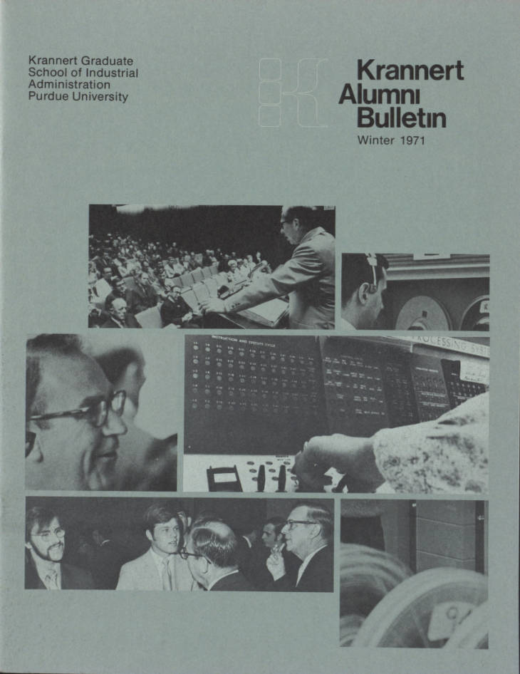 Krannert alumni bulletin, winter 1971