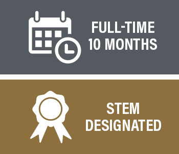 full-time program, 11 months, stem certified